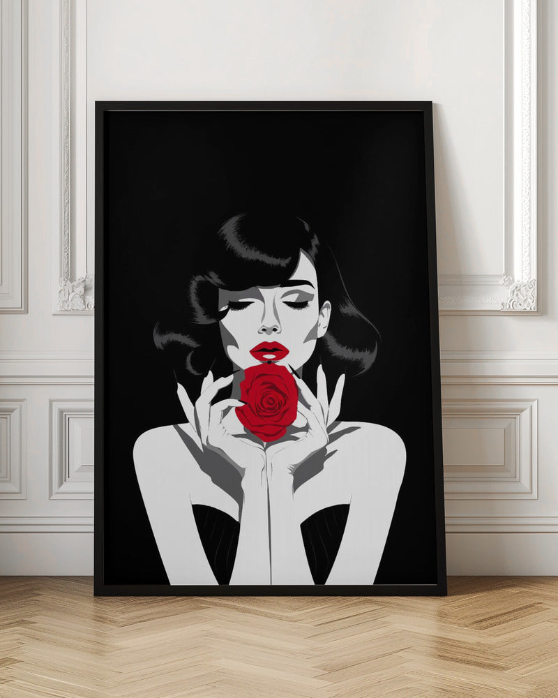 The Red Rose - Poster / Art Print