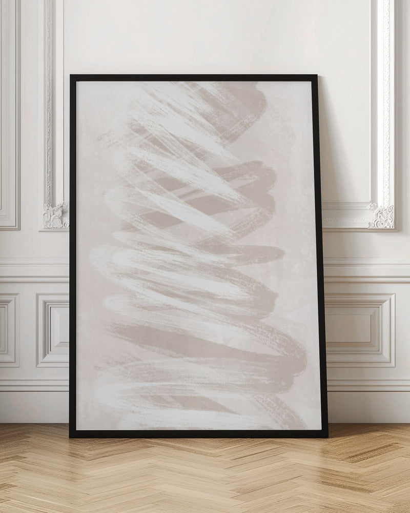 Beige Waves Two - Poster / Art Print