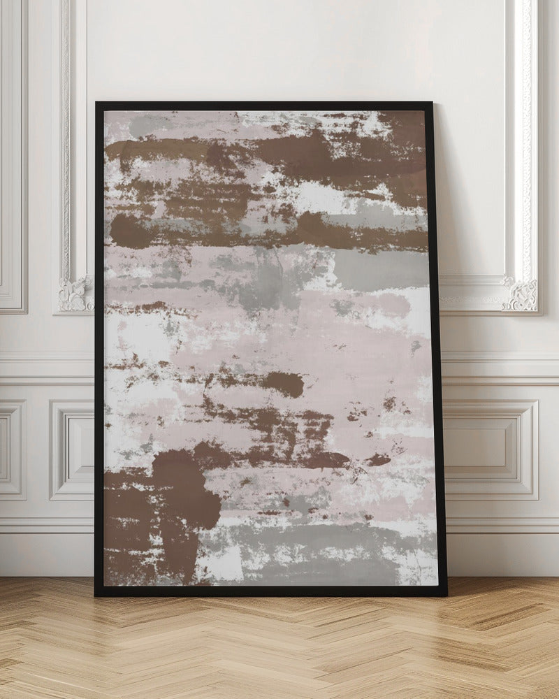 Abstract Mocha Paths - Poster / Art Print