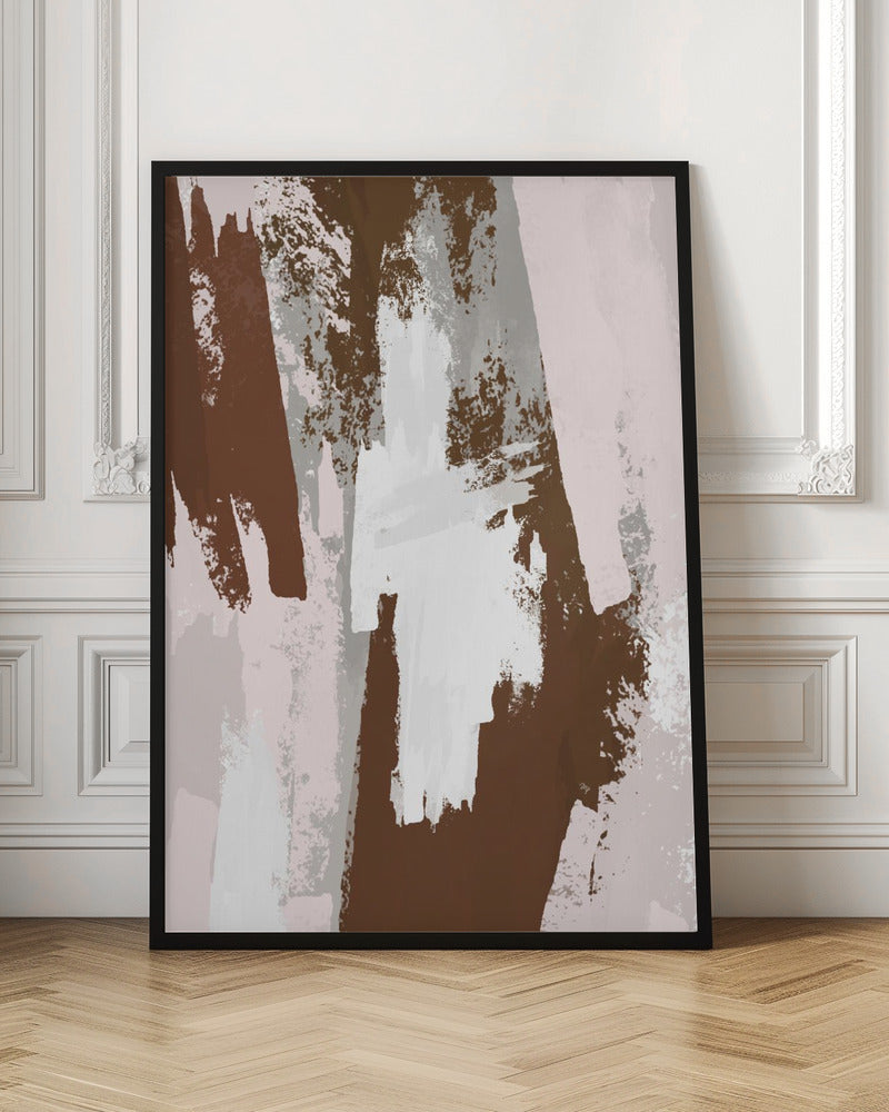 Abstract Brown Paint - Poster / Art Print