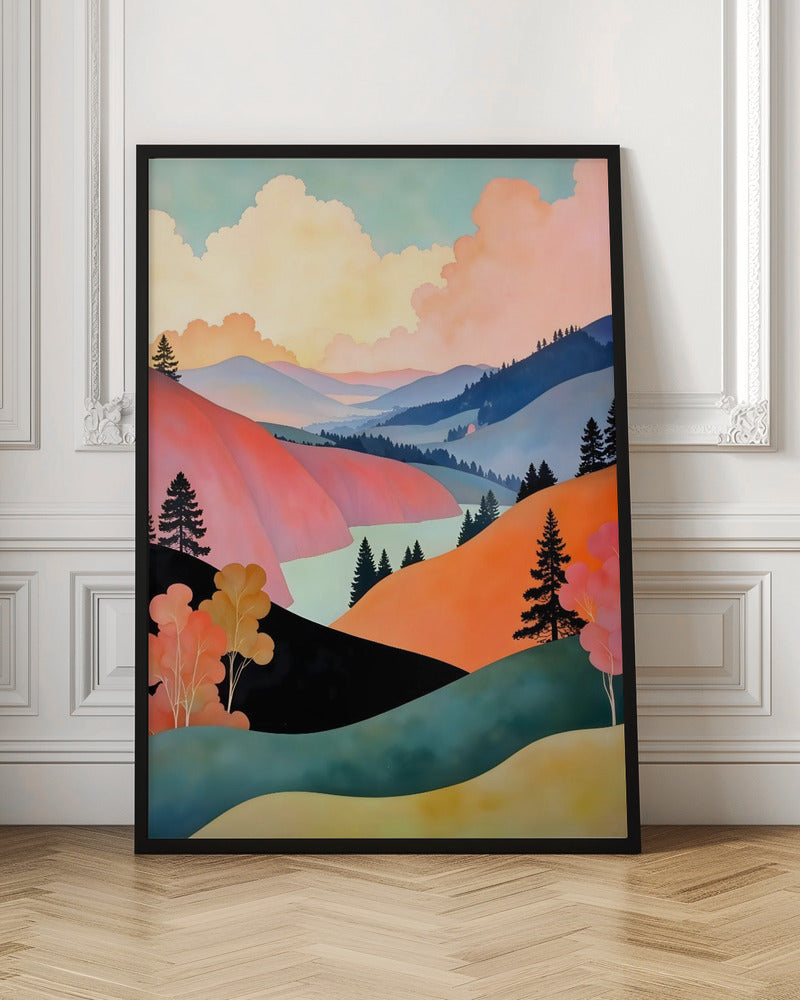 Romance of the Hills Art Print - Poster / Art Print