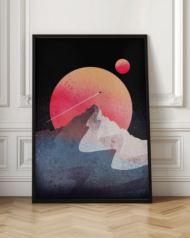 The moon peak - Poster / Art Print