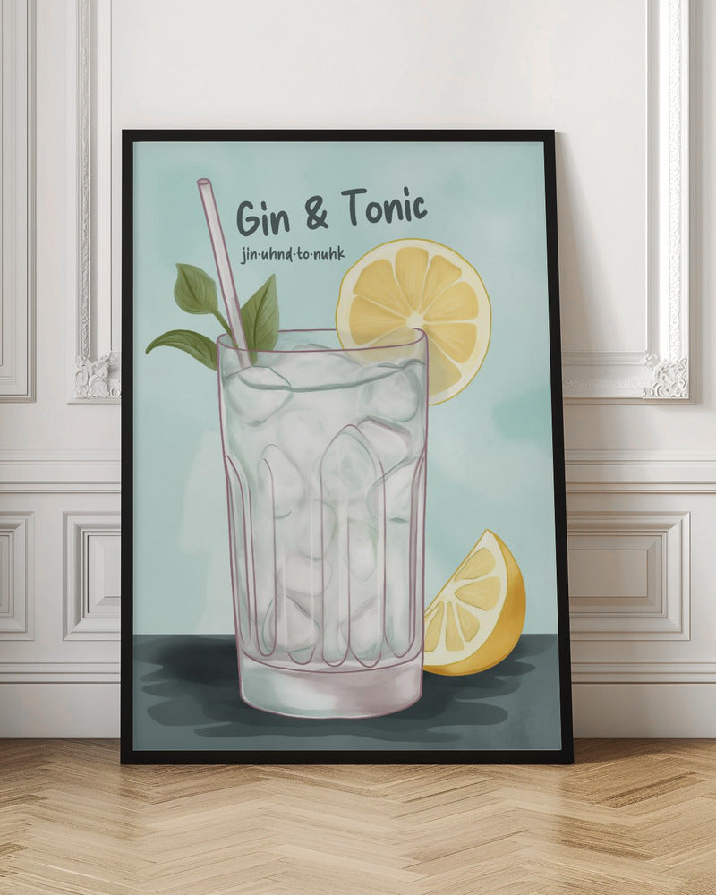 Gin and Tonic - Poster / Art Print