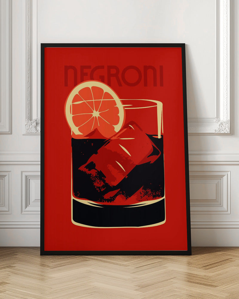 Negroni Red - Poster / Art Print