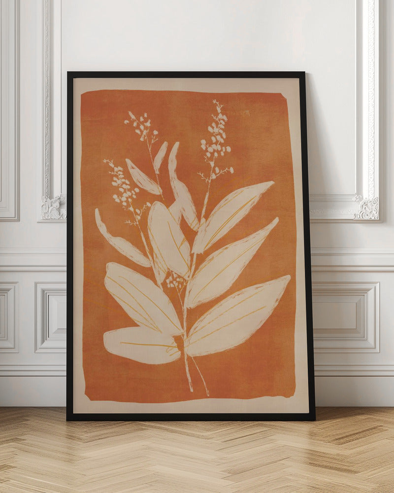 Colorful Minimal Plant - Poster / Art Print