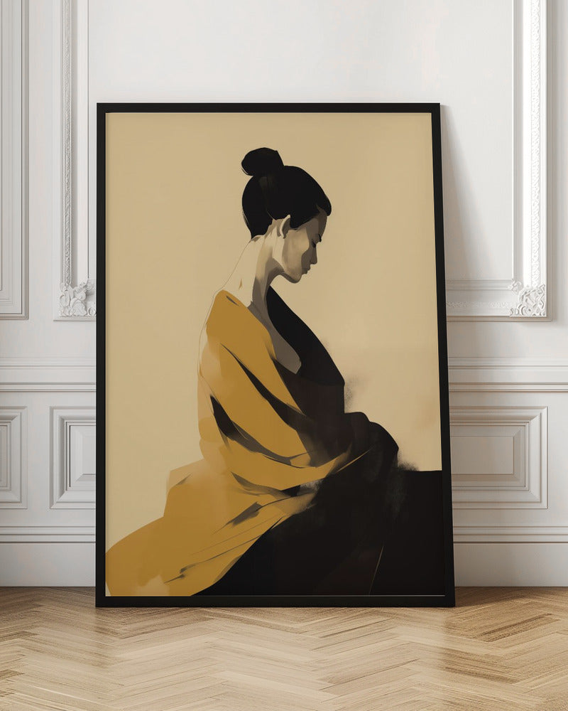 Femme En Jaune - Poster / Art Print