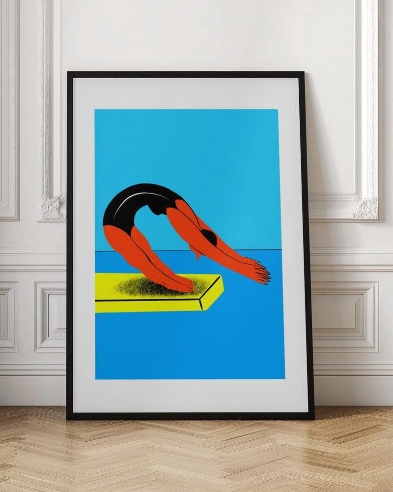 Swimmer - Poster / Art Print