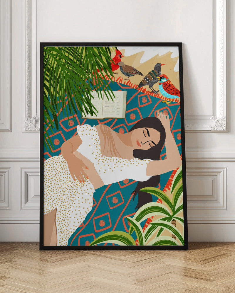 Beach. Read. Sleep. Repeat. - Posters / Art Prints