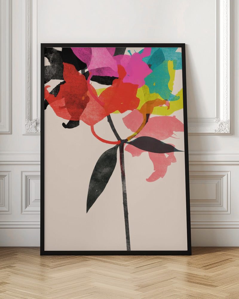 Vibrant Bloom Fusion - Poster / Art Print