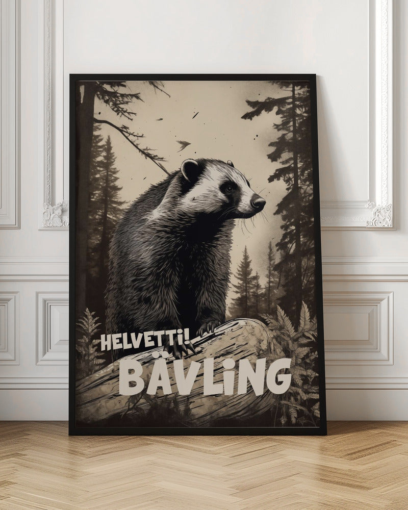 Helvetti Bävling - Poster / Art Print