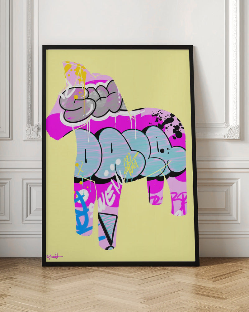 Dalahäst 12 - Poster / Art Print