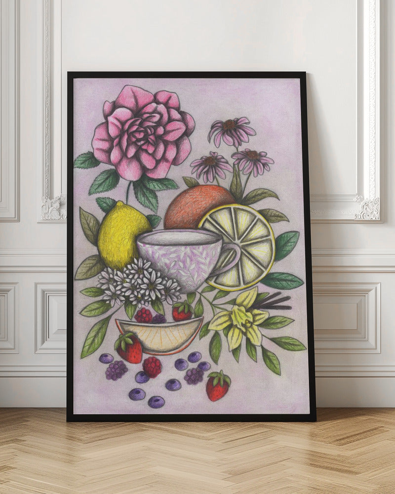 Rococo Tea - Poster / Art Print