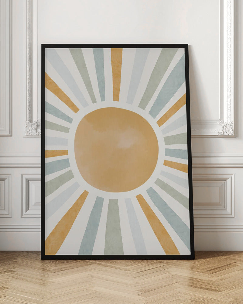 Radiant Sunburst - Poster / Art Print