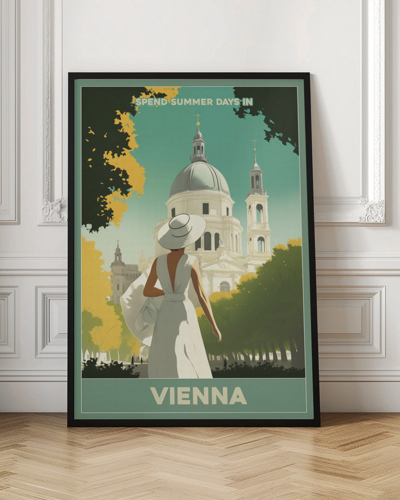 Vienna Summer Stroll - Poster / Art Print