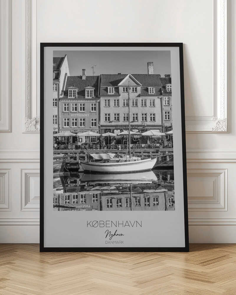 Serene Nyhavn Reflections - Poster / Art Print