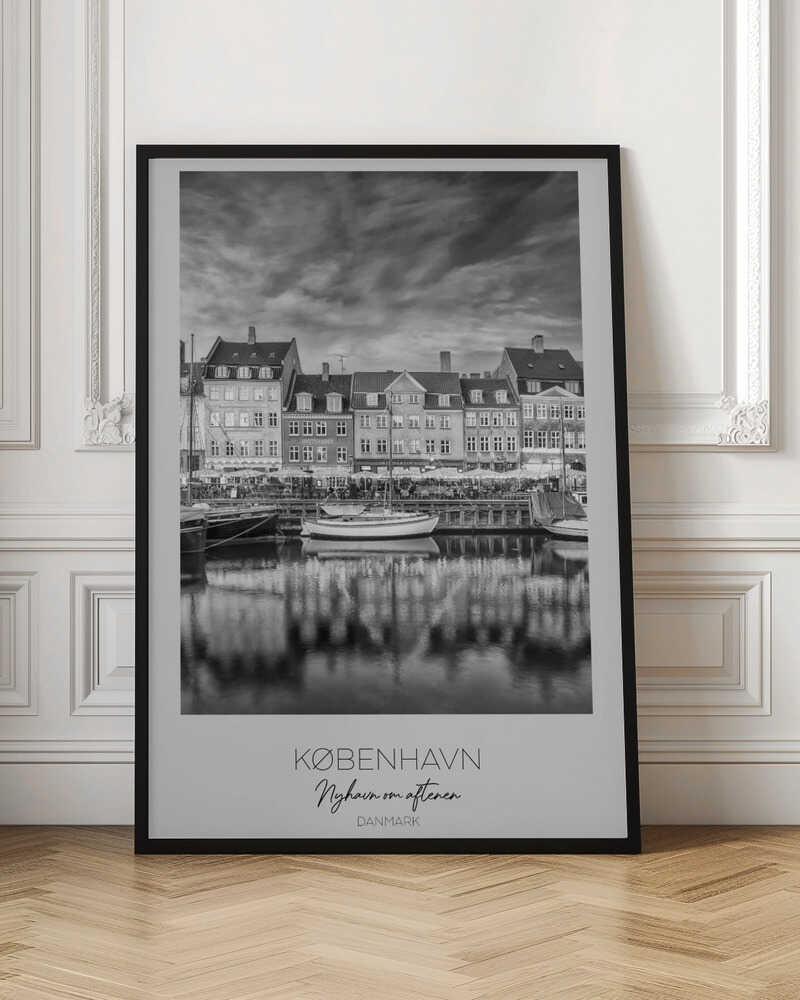 Copenhagen's Historic Harbor - Poster / Art Print