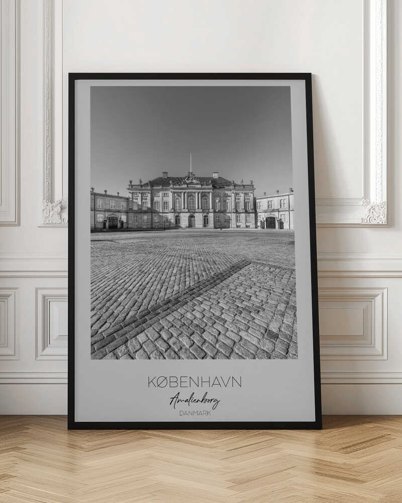 Amalienborg Palace In Copenhagen - Poster / Art Print