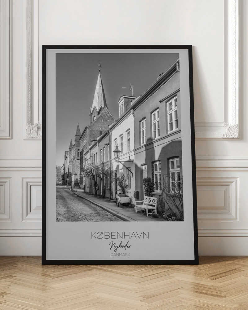 Charming Street In Nyboder - Poster / Art Print