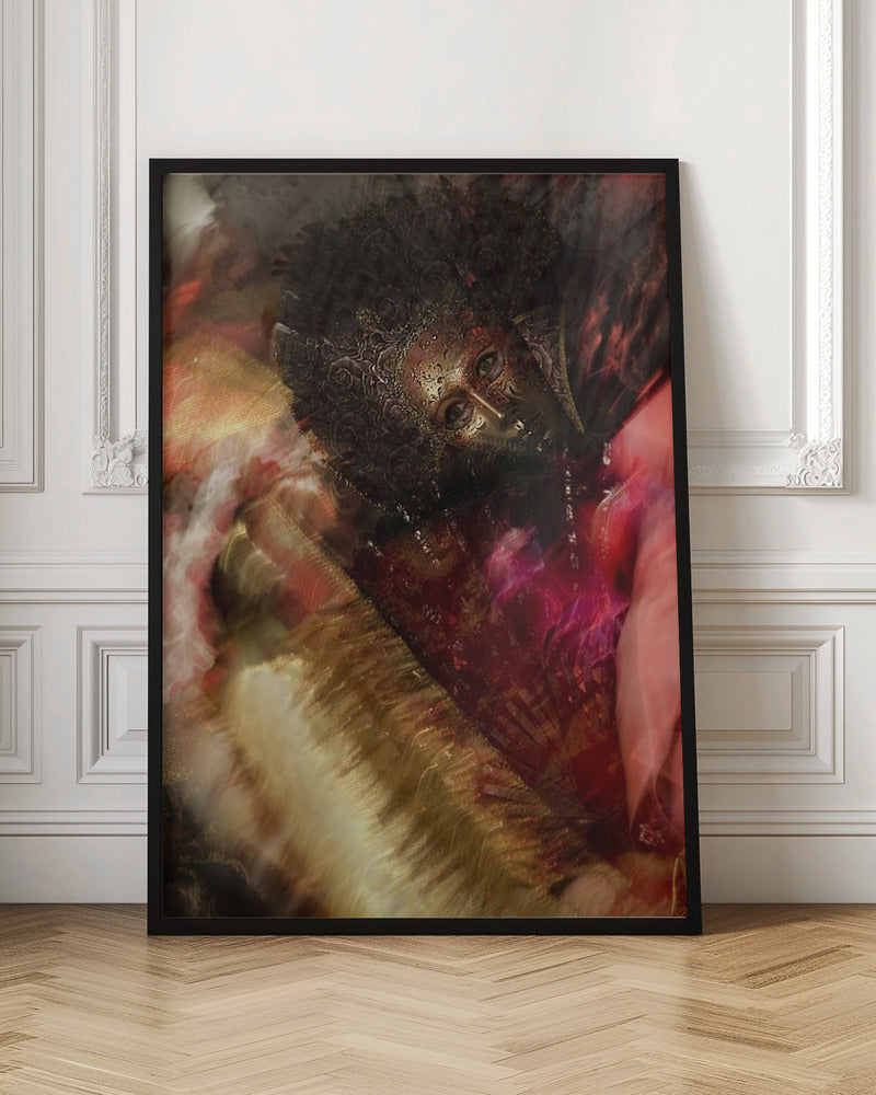 Gold in red - Poster / Art Print