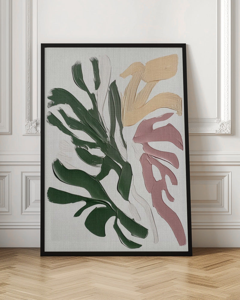 Painterly Florals II - Poster / Art Print