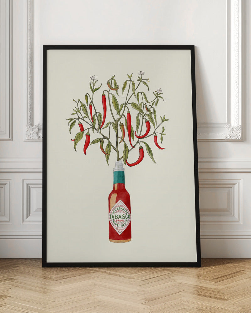 Chili Pepper Plant - Poster / Art Print