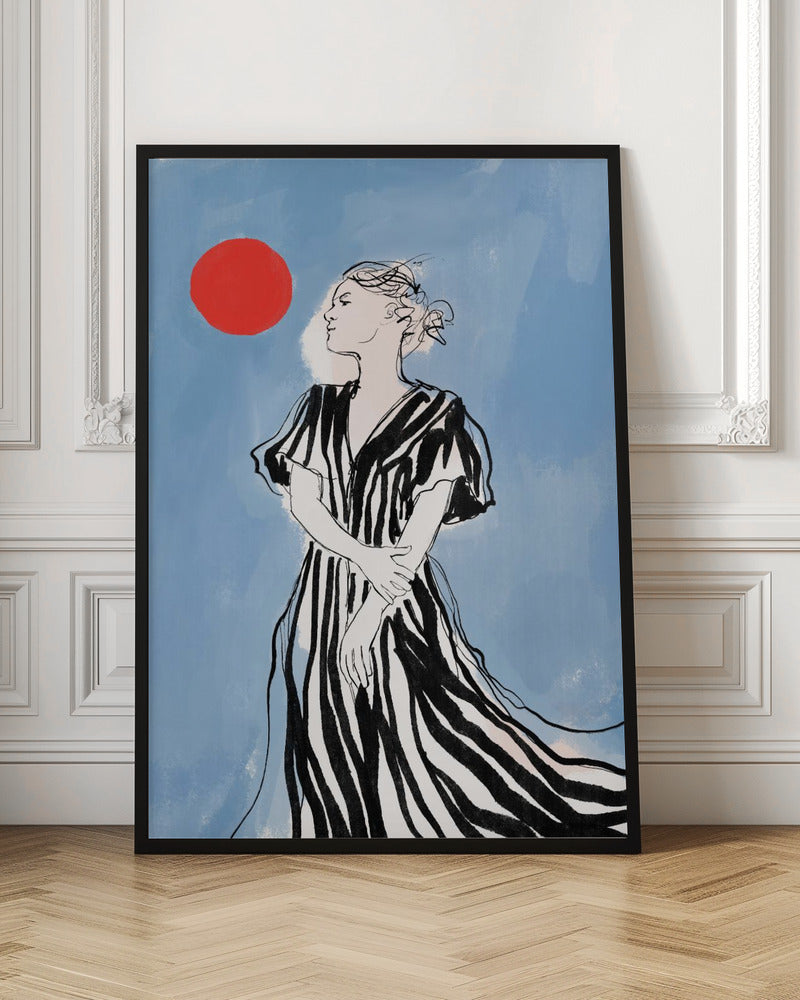 Serene Stripes - Poster / Art Print