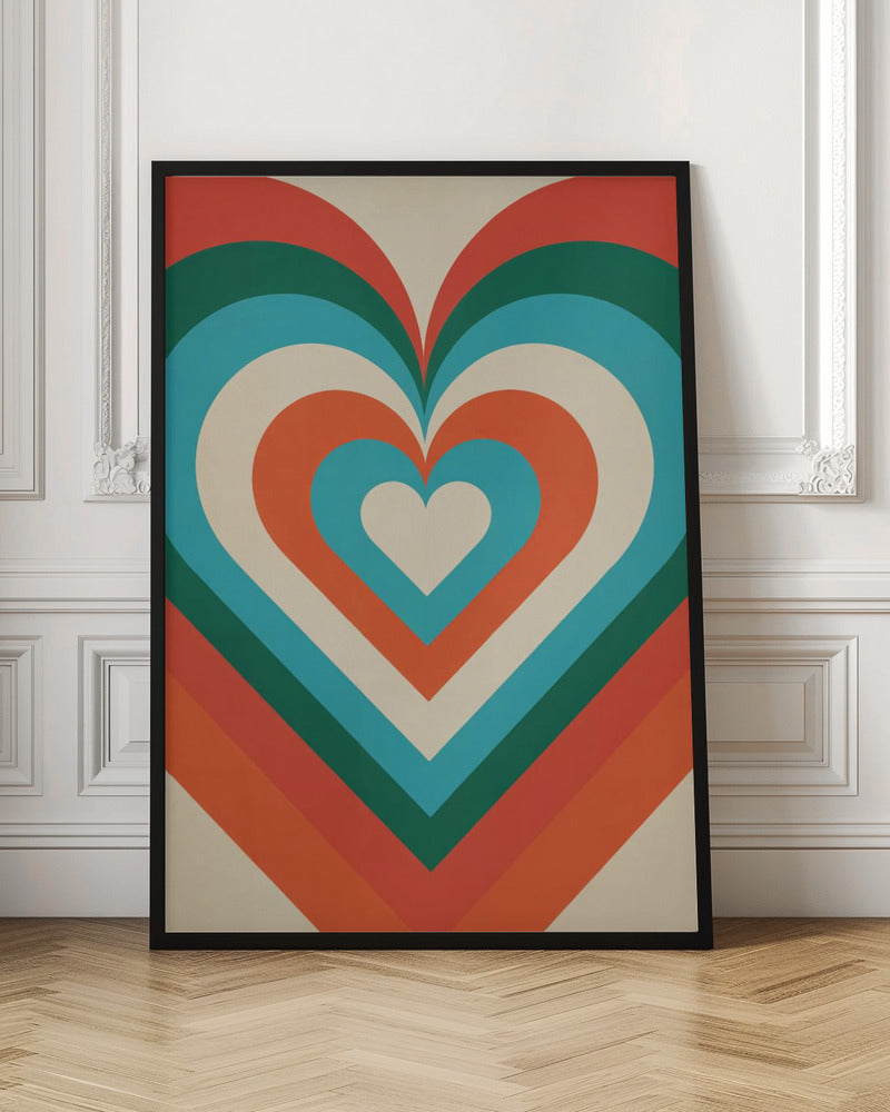 Concentric Hearts - Poster / Art Print