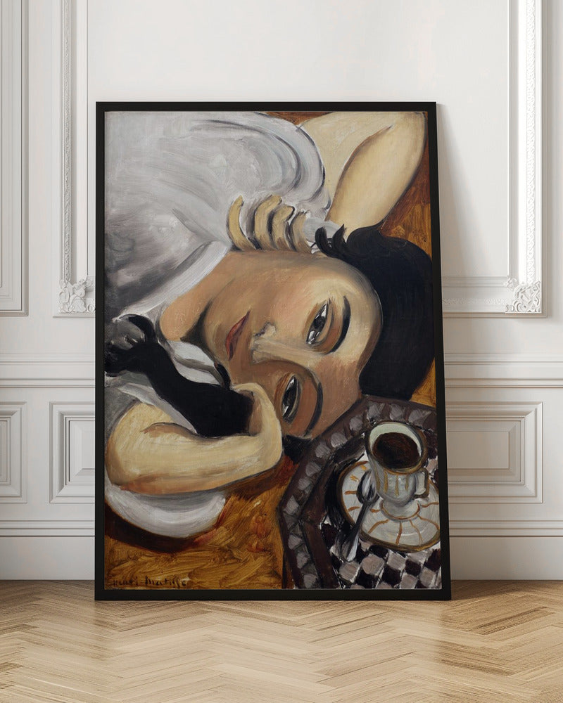 Lorette Con Una Tazza Di Caffe 1916 - Poster / Art Print