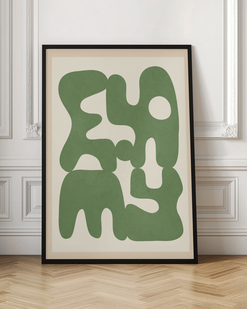 Organic Harmony Forms - Poster / Art Print