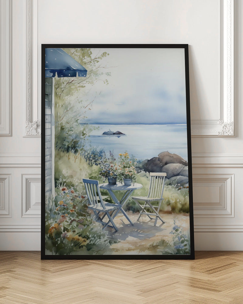 Summer Theme In Watercolor No 7 - Poster / Art Print