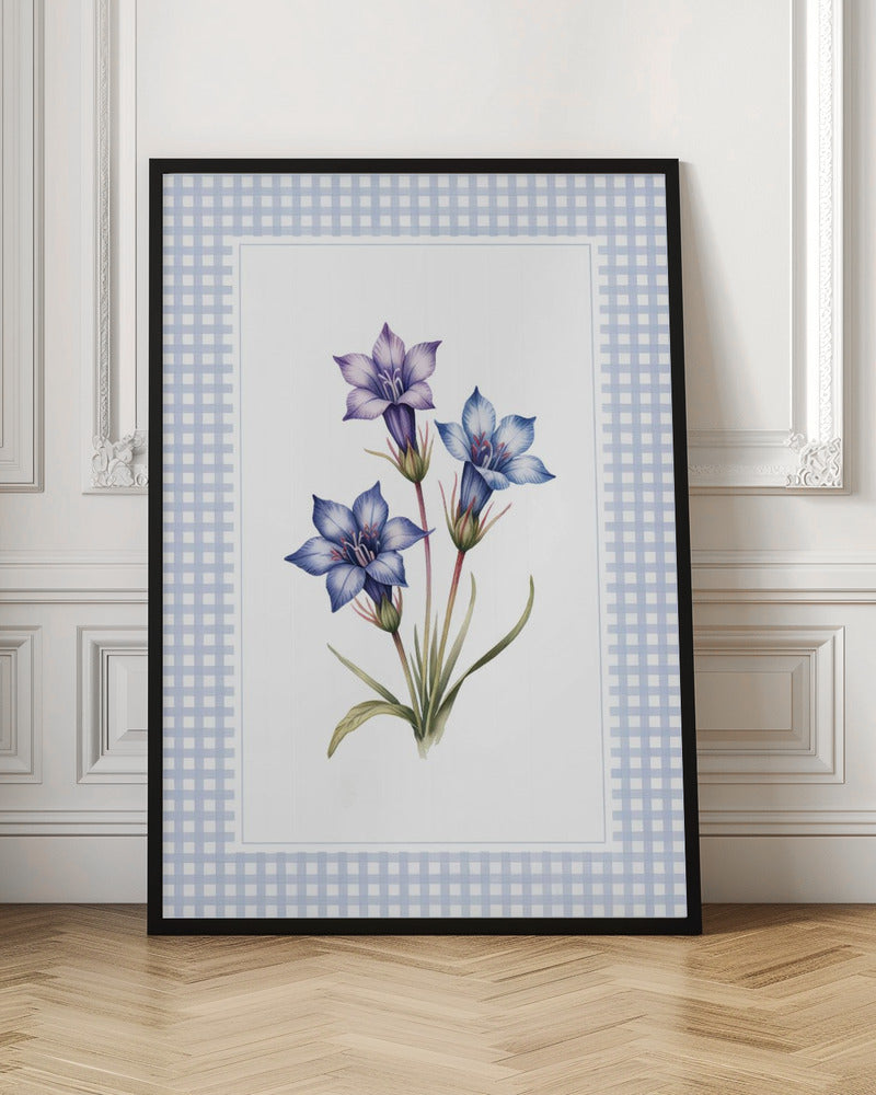 Gentiana Flowers - Poster / Art Print