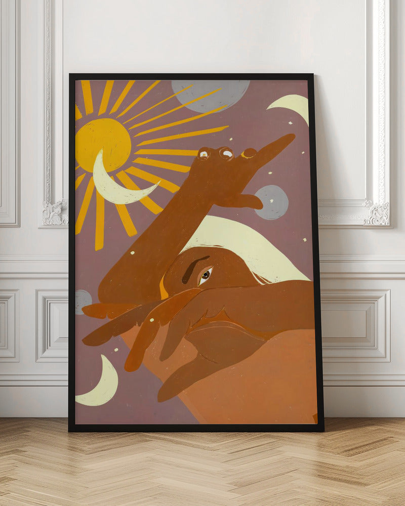 The Moon Dances With Me the Way The Sun Cant - Poster / Art Print