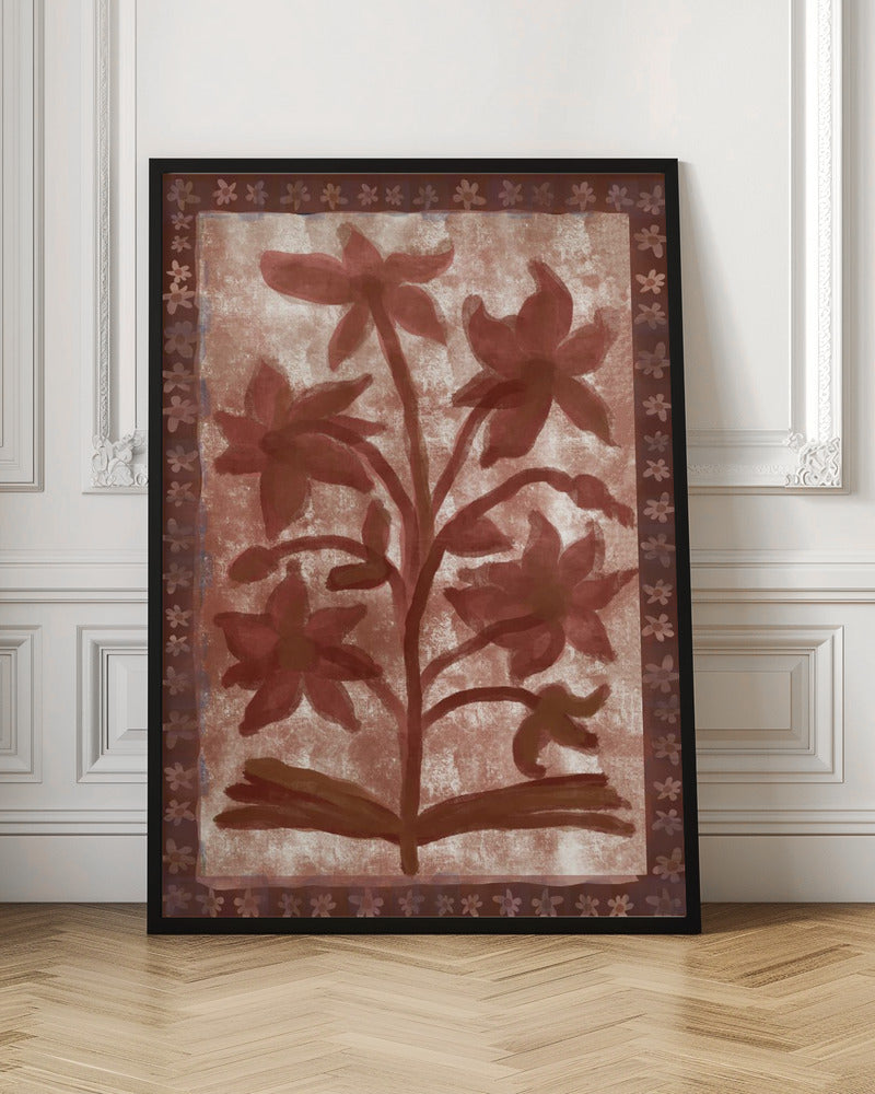 Floral Tapies - Poster / Art Print