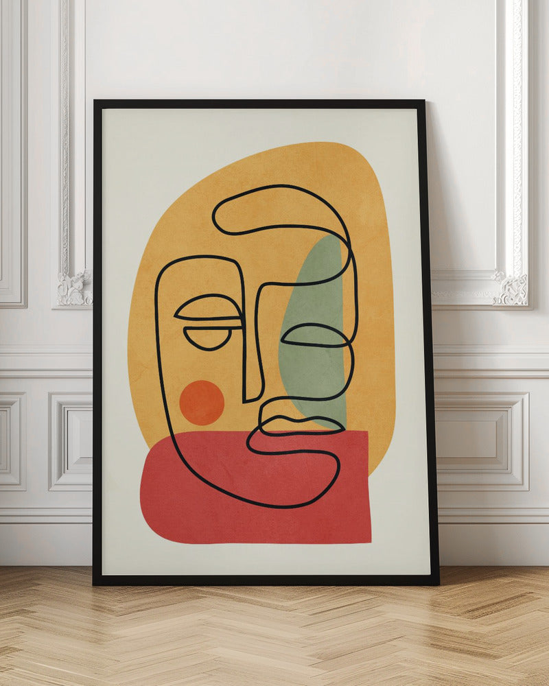 Abstract Faces 8 - Poster / Art Print