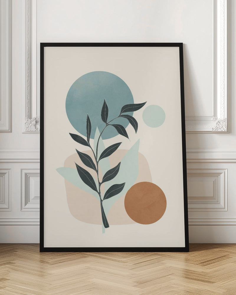 Azzurro Shapes No 2 - Poster / Art Print