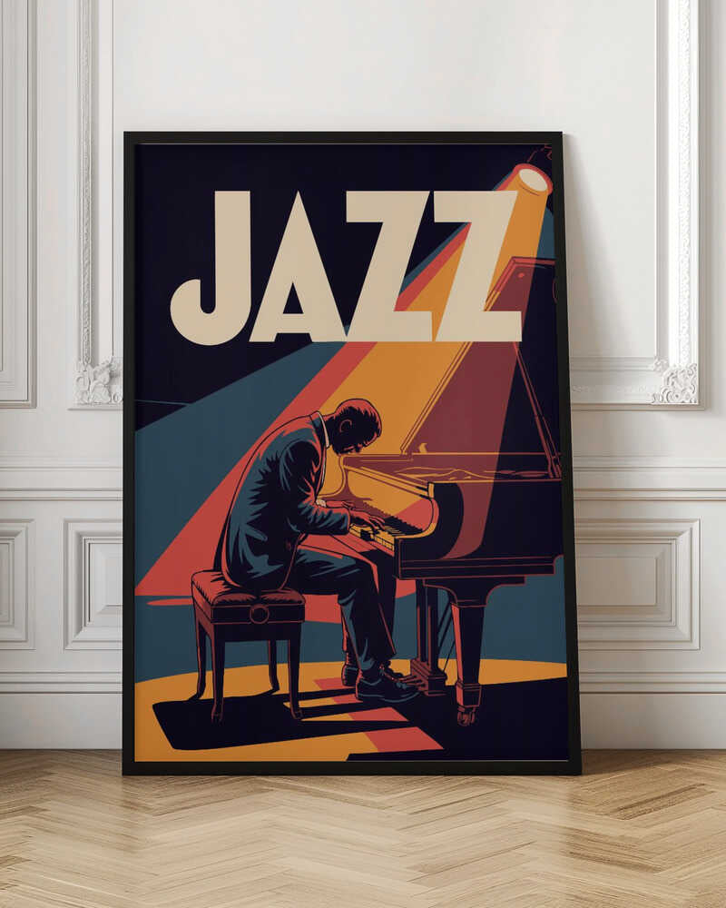 Jazz Pianist - Poster / Art Print