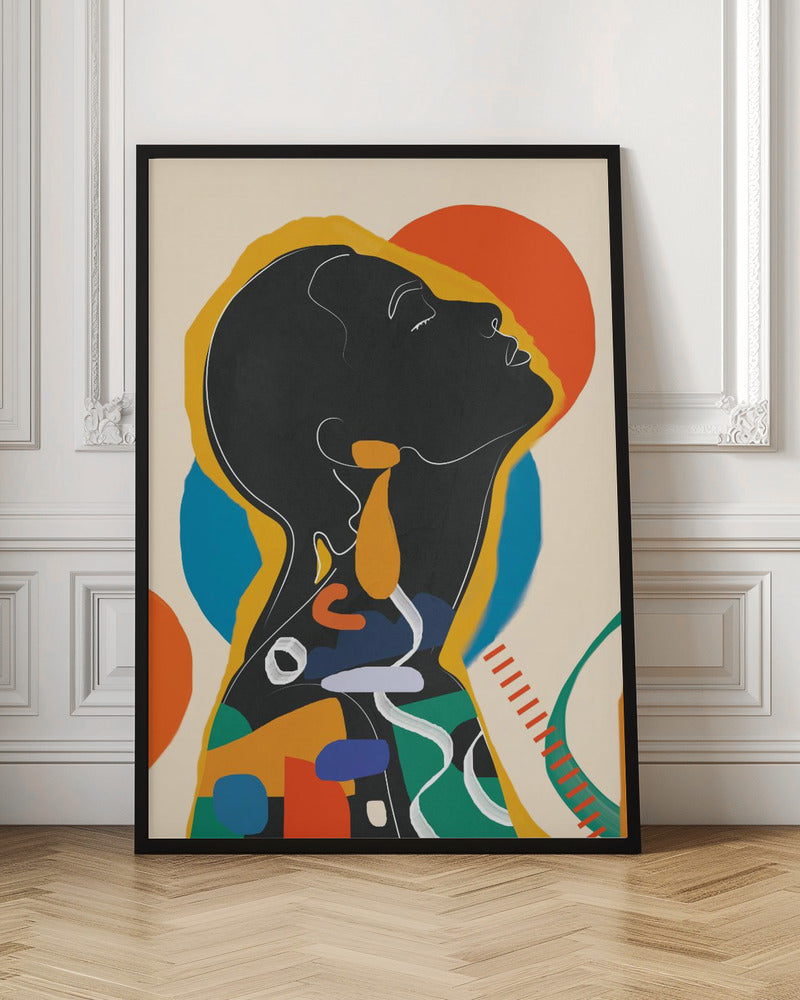 Modern Abstract Woman 1 - Poster / Art Print