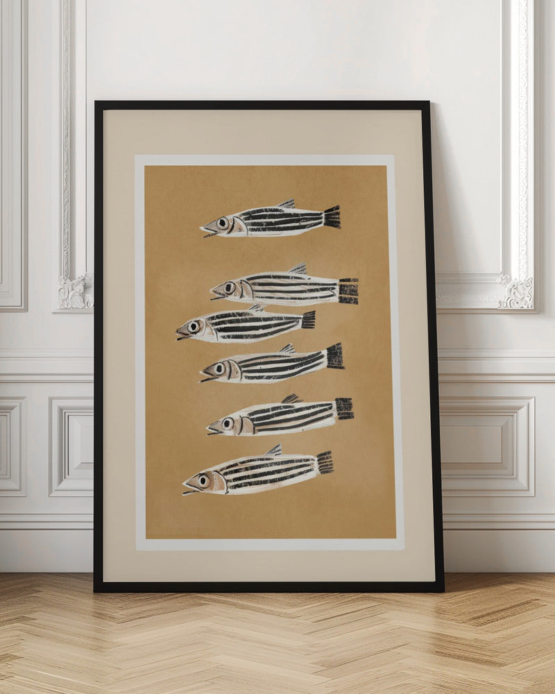 Minimal Fish Study - Poster / Art Print
