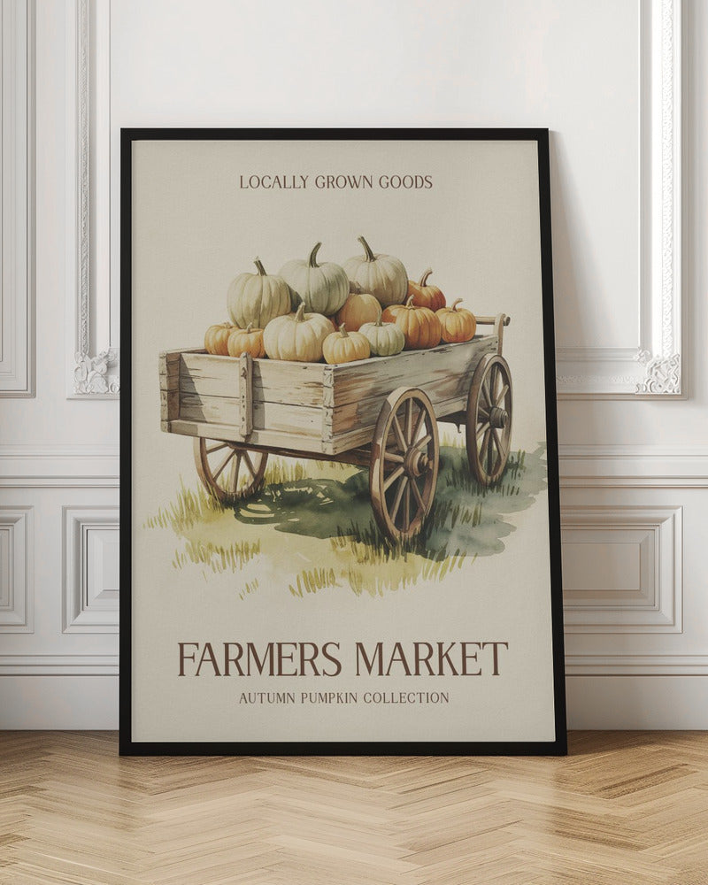 Farmers Market Pumpkin - Poster / Art Print