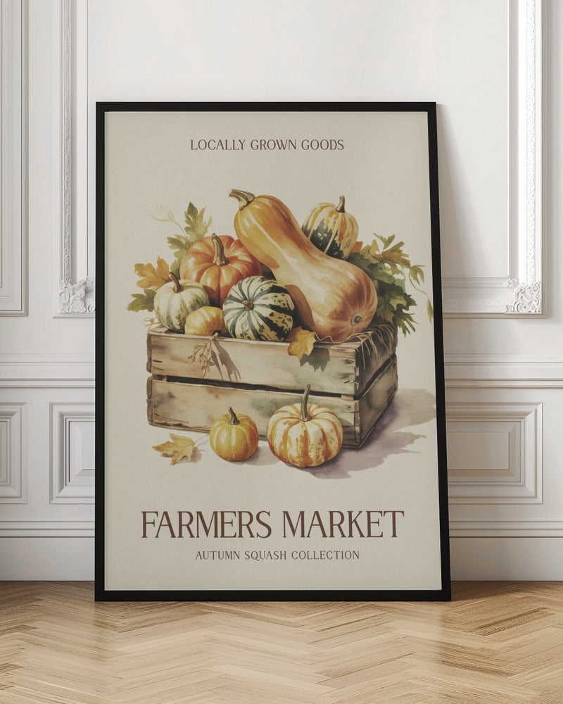 Farmers Market Squash - Poster / Art Print