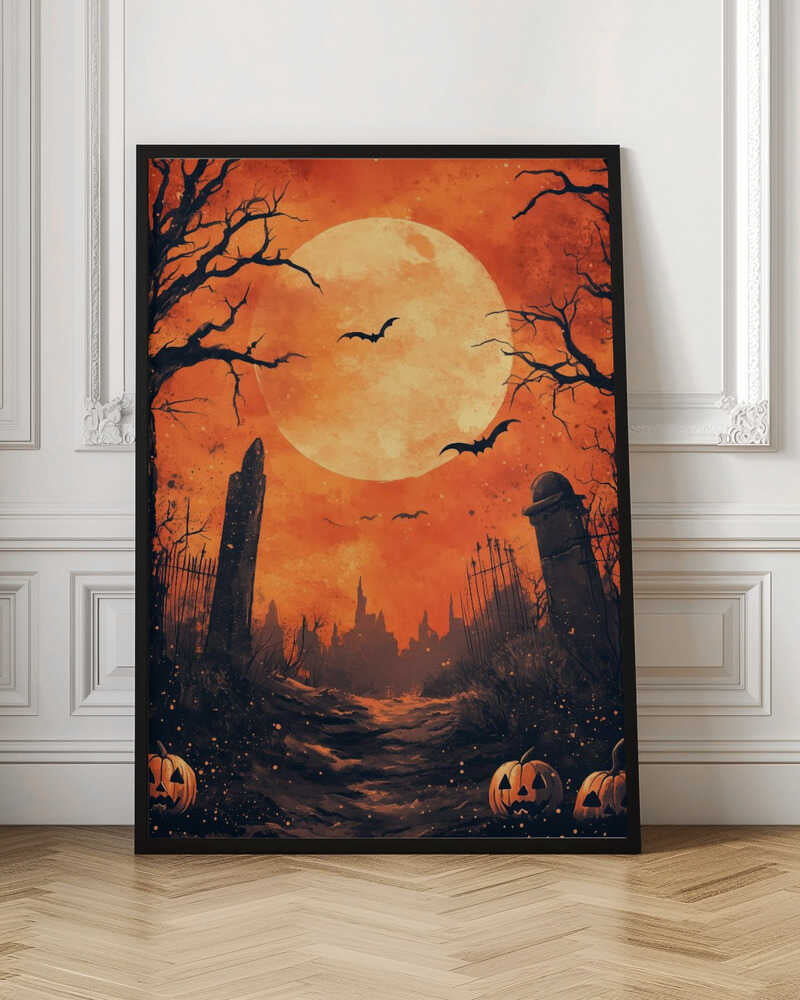 Halloween Scene (10) - Poster / Art Print