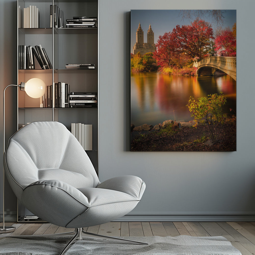 Fall in Central Park - Poster / Art Print