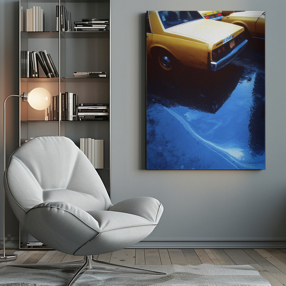 Yellow cabs (from the series New York Blues) - Poster / Art Print