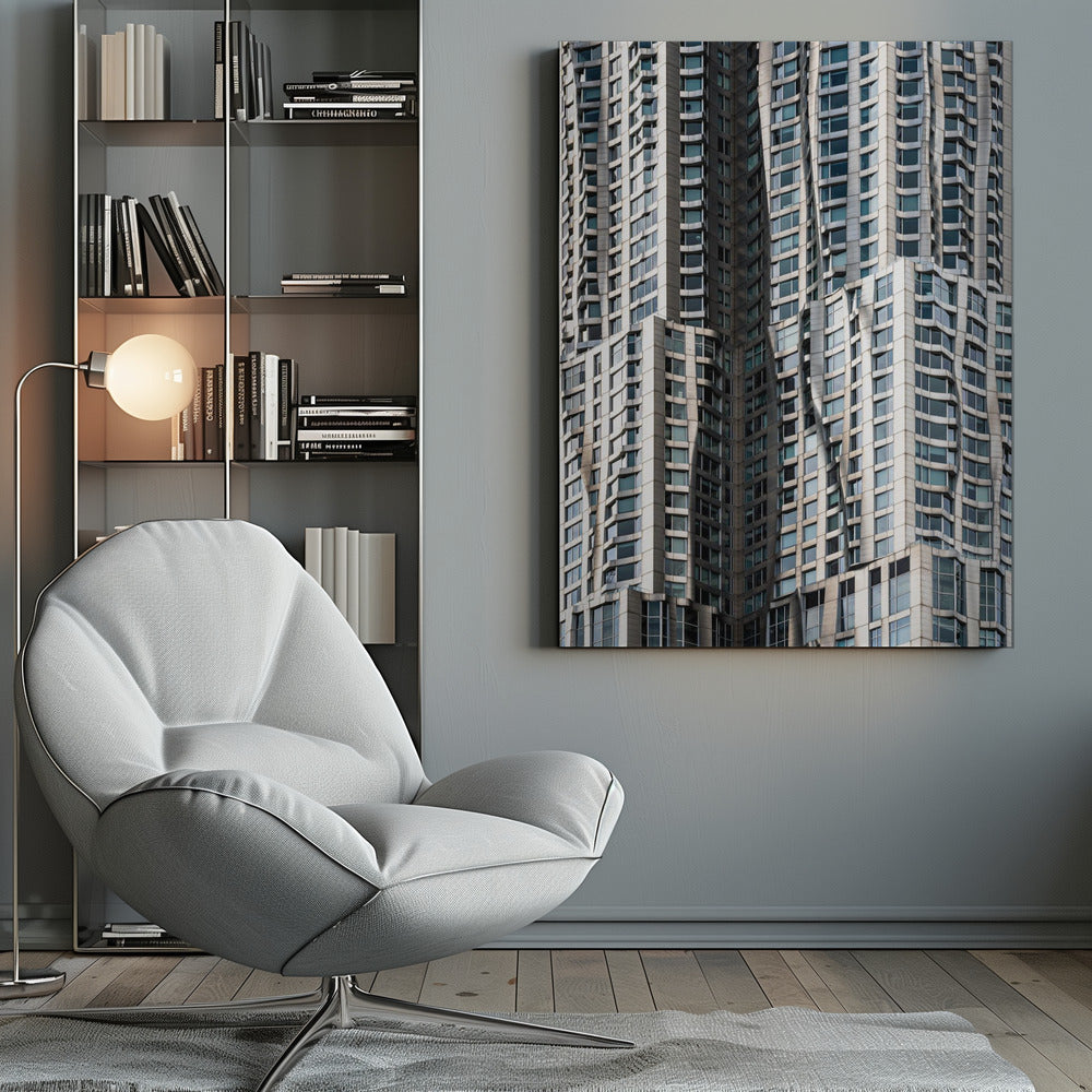 Liquid skysrapper - Poster / Art Print