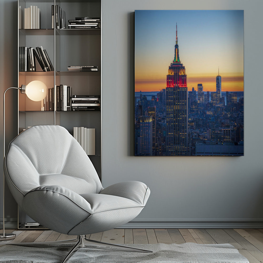 Blue Manhattan - Poster / Art Print