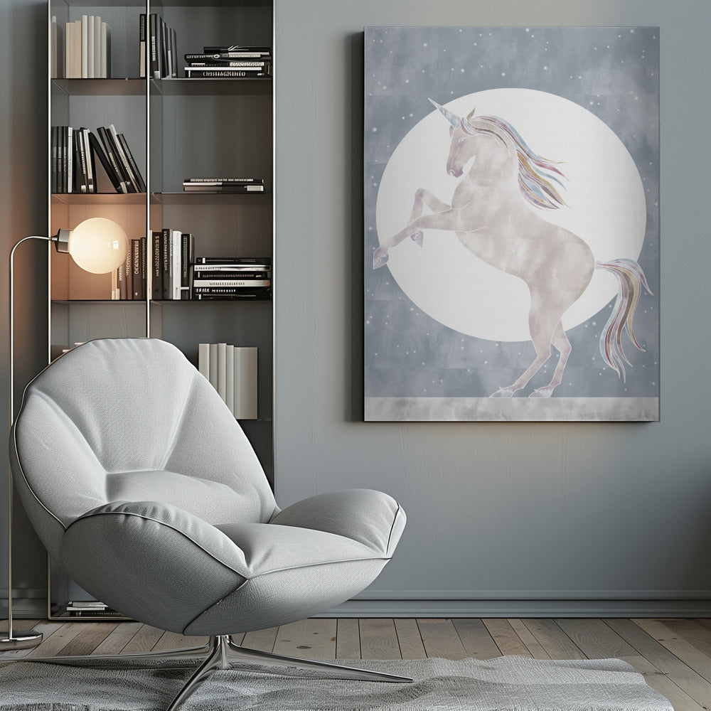 Rising Unicorn - Poster / Art Print
