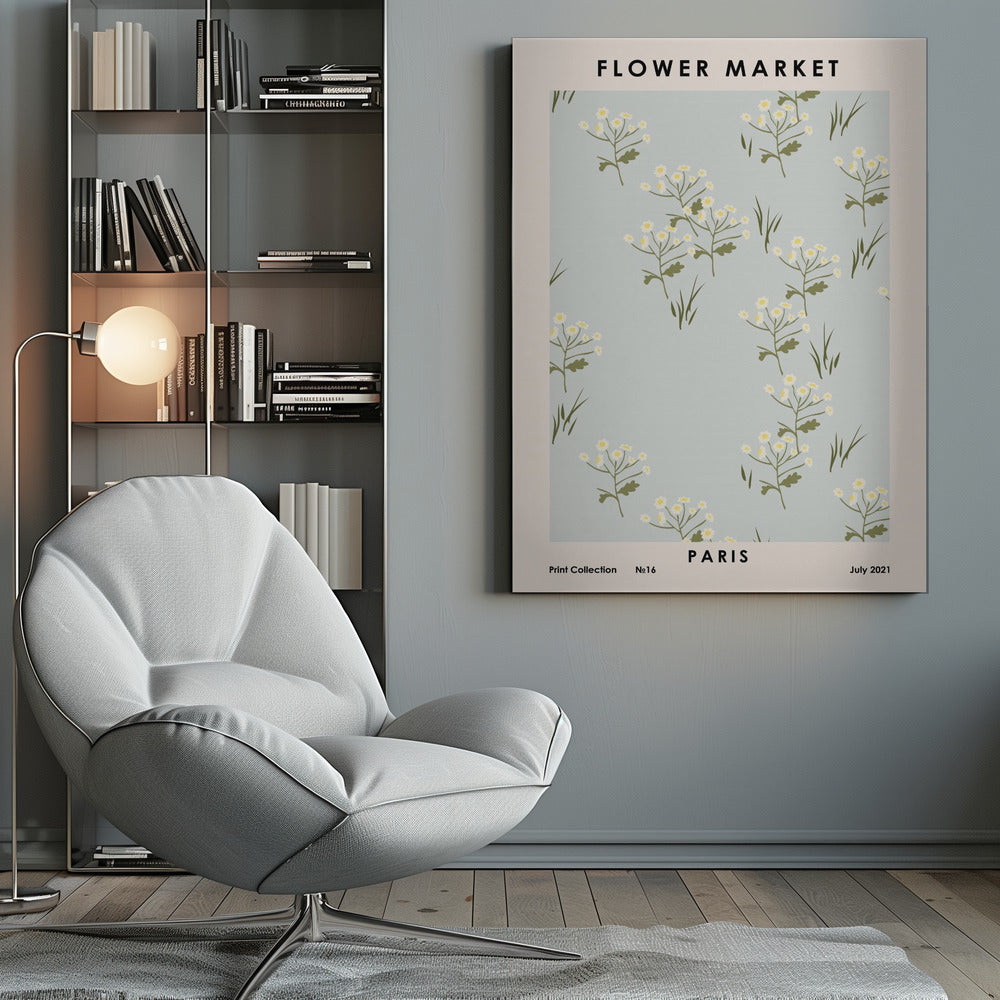 Flower Market Paris - Poster / Art Print