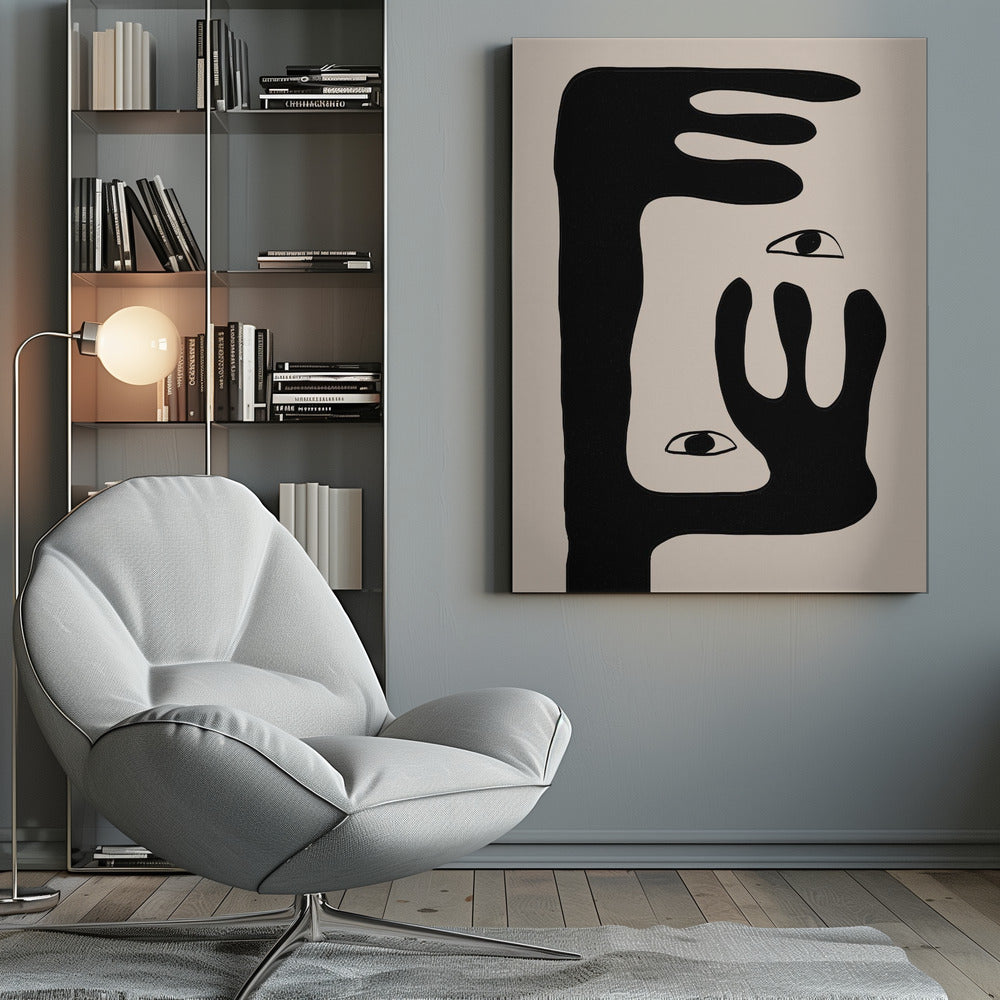 Abstract Face No2. - Posters / Art Prints