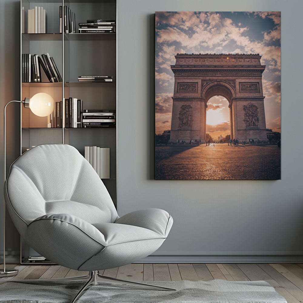 Golden Arc of Paris - Poster / Art Print