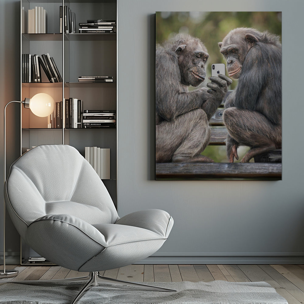 MonkeyPhone - Poster / Art Print